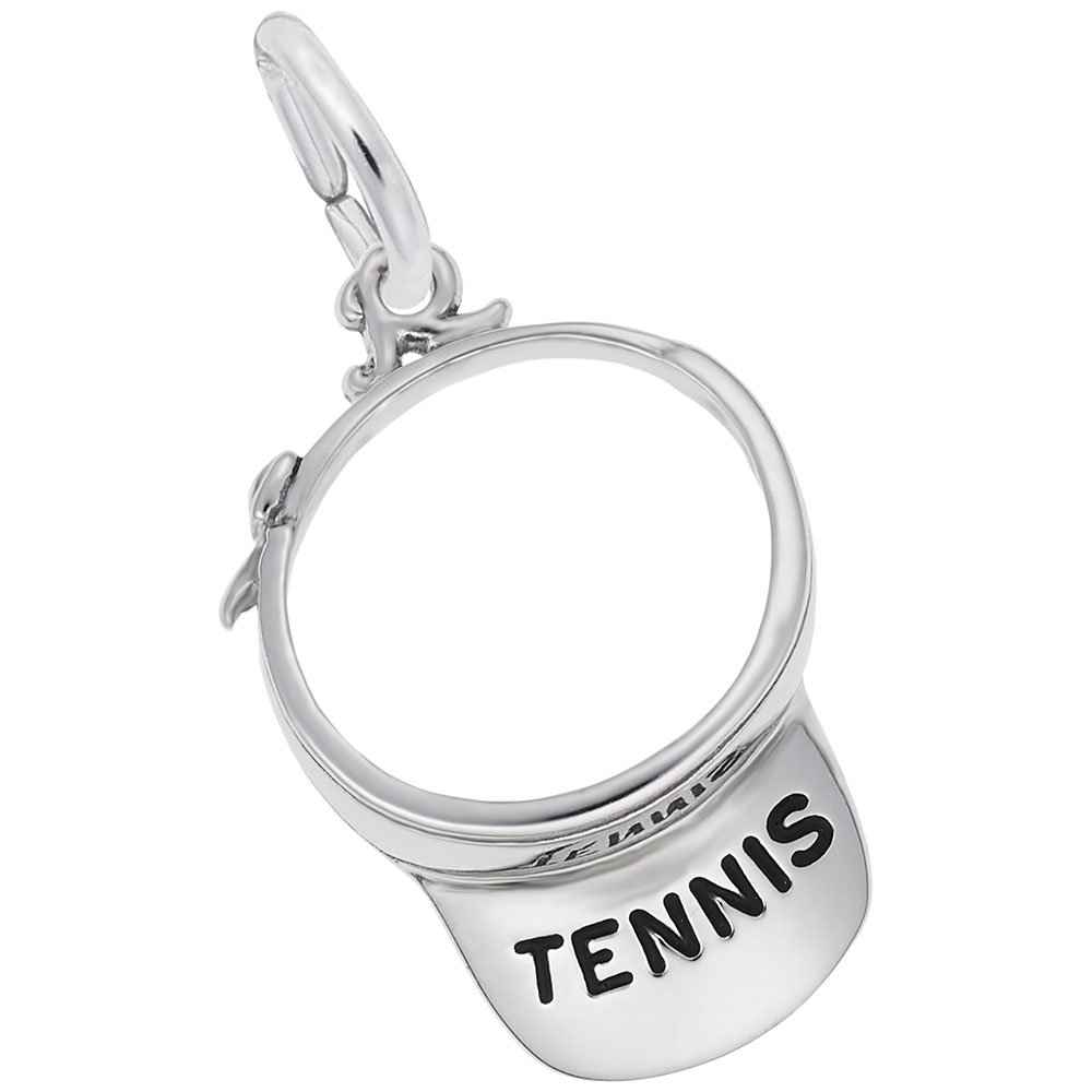Tennis Visor Charm - Dainty Jewelry Charms for Bracelets & Necklaces - Perfect for Tennis Lovers & Sports Jewelry Gifts
