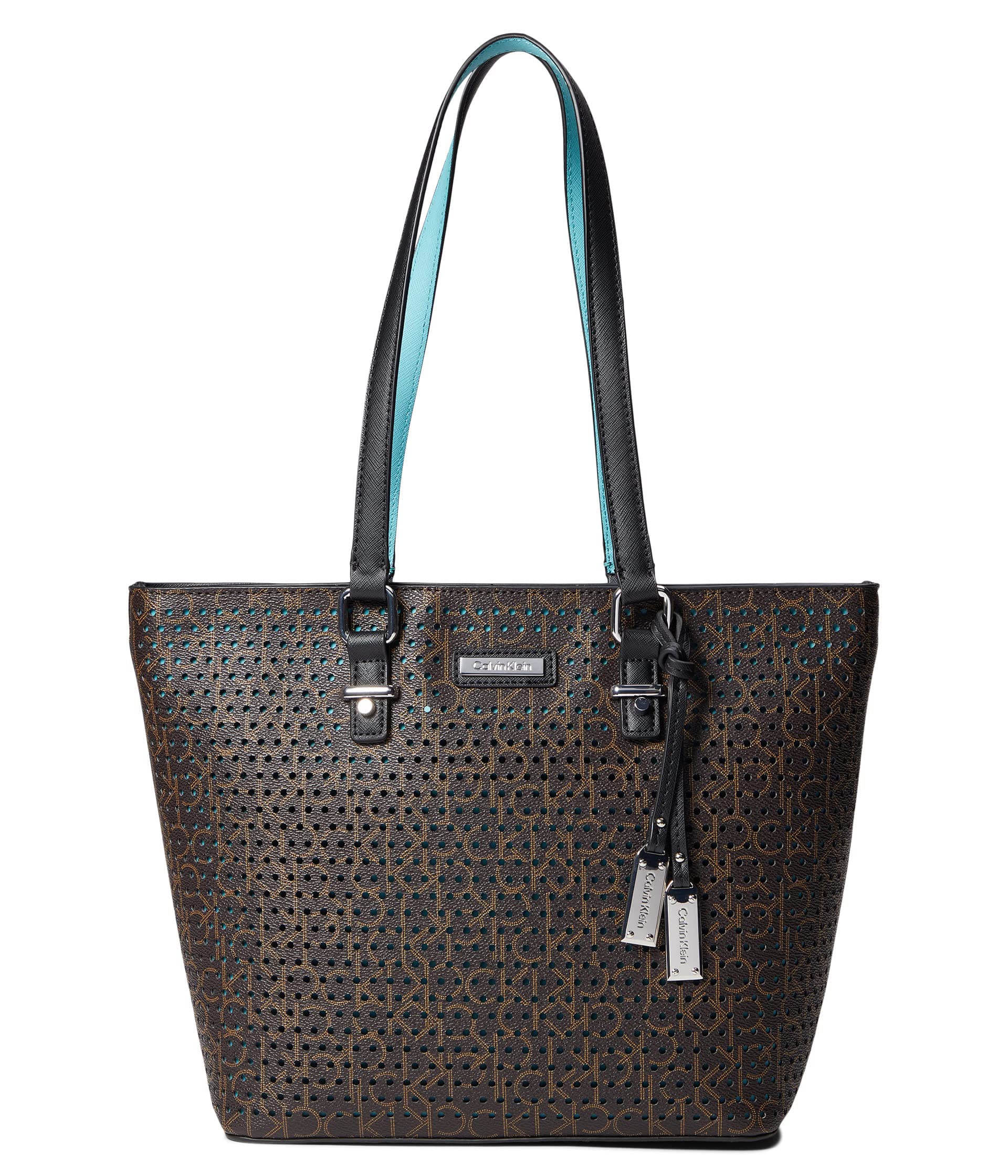 Calvin Klein Women's Signature Key Item Tote Bag - Stylish & Spacious Handbag for Work, Travel & Everyday Use