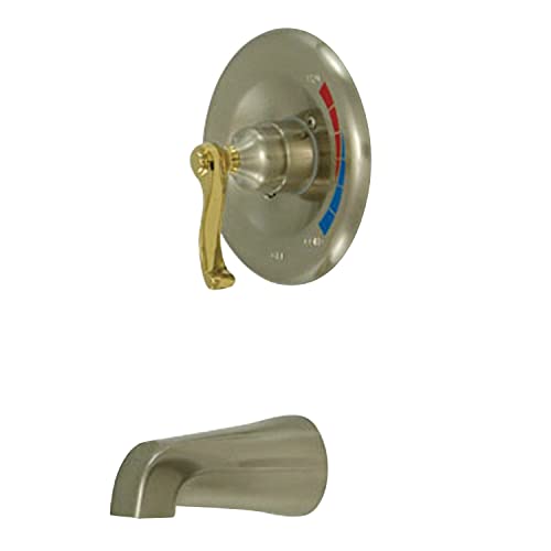 Brushed Nickel/Polished Brass
