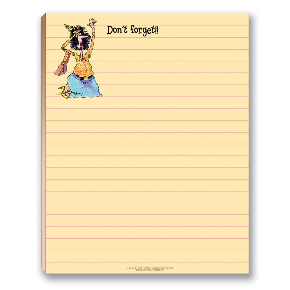 Funny Notepads Assorted Pack - Small Notepad Gift Set 4.25