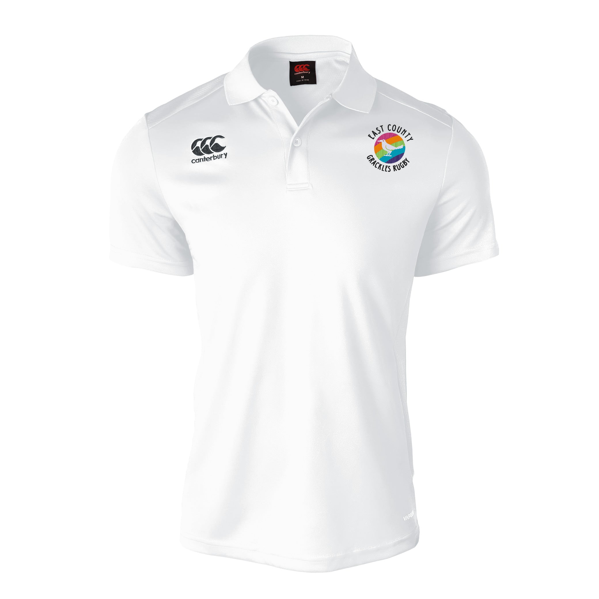 East Co. Grackles CCC Club Dry Polo Shirt - Moisture Wicking Men's Golf & Tennis Performance Polo - Perfect for Casual Wear, Sports & Outdoor Activities