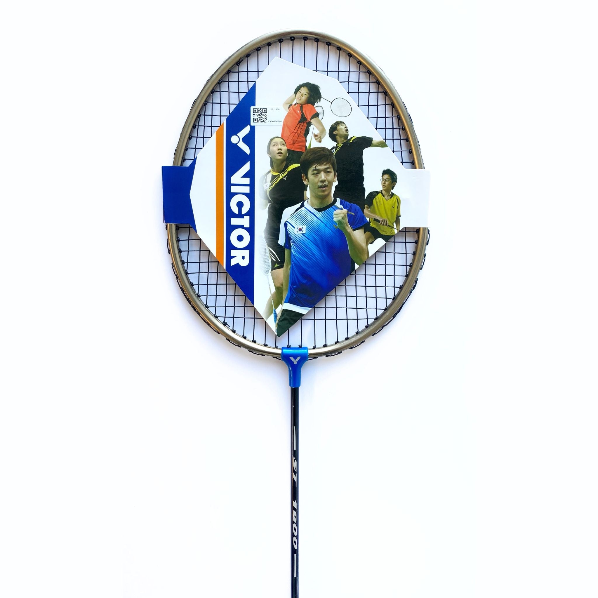 Victor ST1800 Portable Outdoor Badminton Set - Lightweight Racket & Shuttlecock Kit for Backyard, Beach, Park & Family Fun Activities