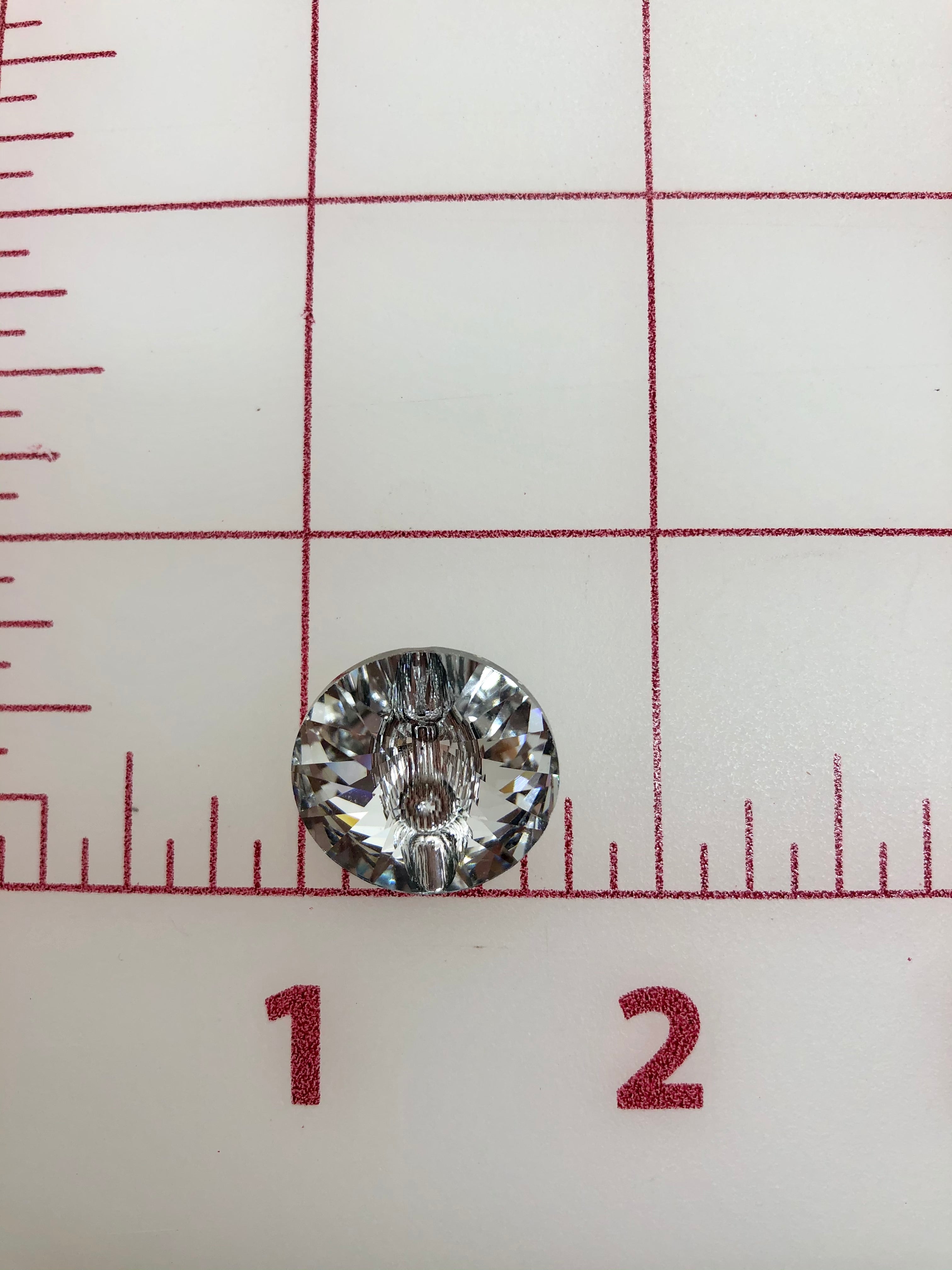Fancy Crystal Buttons 0.75 Inch (19mm) - Premium Sewing Buttons for DIY Clothing, Wedding Dresses & Craft Projects - Bulk Closeout Sale
