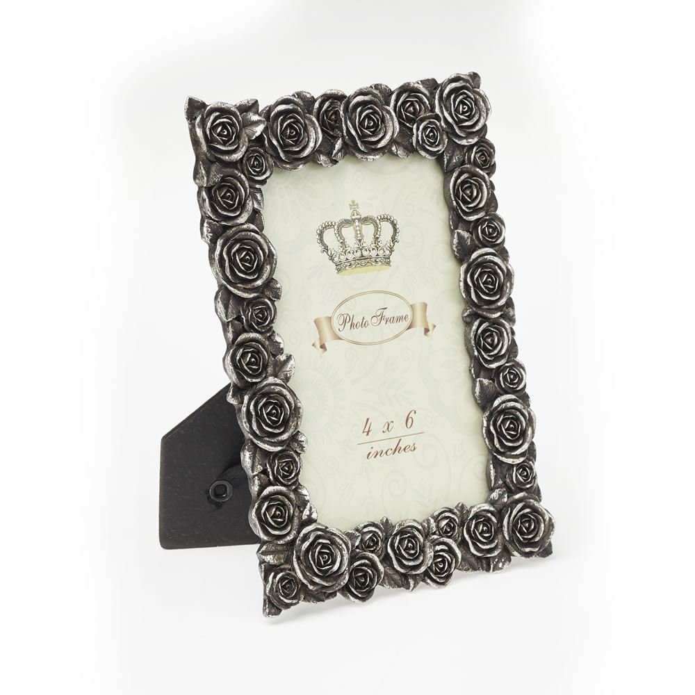 Rose Photo Frame - Elegant Floral Picture Frame for Home Decor, Wall Display, and Gift Giving - Perfect for Weddings, Anniversaries, and Special Occasions