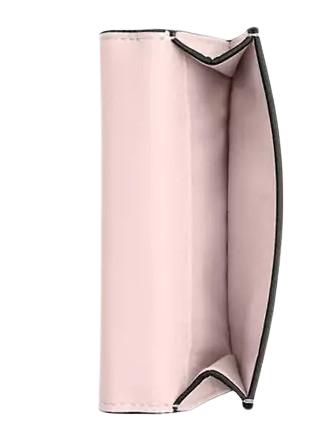 Coach Eliza Small Leather Wallet with Covered Closure - Perfect for Everyday Use, Travel & Gifting