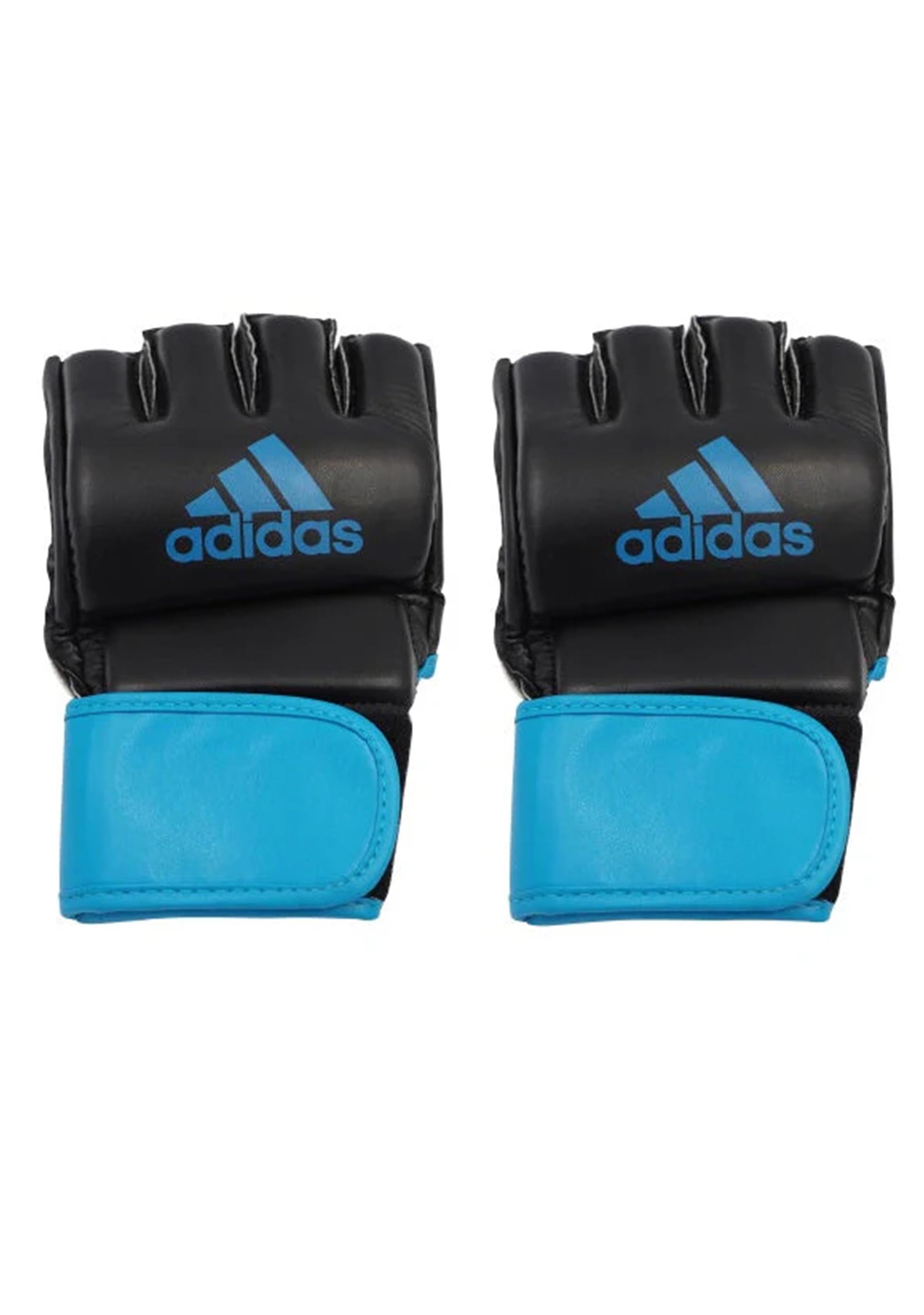 Adidas MMA Training Mitts for Sparring & Combat - Black & Blue Boxing Gloves for Men & Women - Perfect for MMA, Kickboxing, and Muay Thai Training