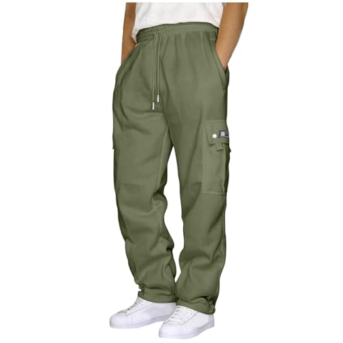 BFAFEN Men's Cargo Jogger Pants - Hiking, Athletic & Sweatpants with Pockets for Tall Men | Perfect for Outdoor Adventures, Gym Workouts & Casual Wear