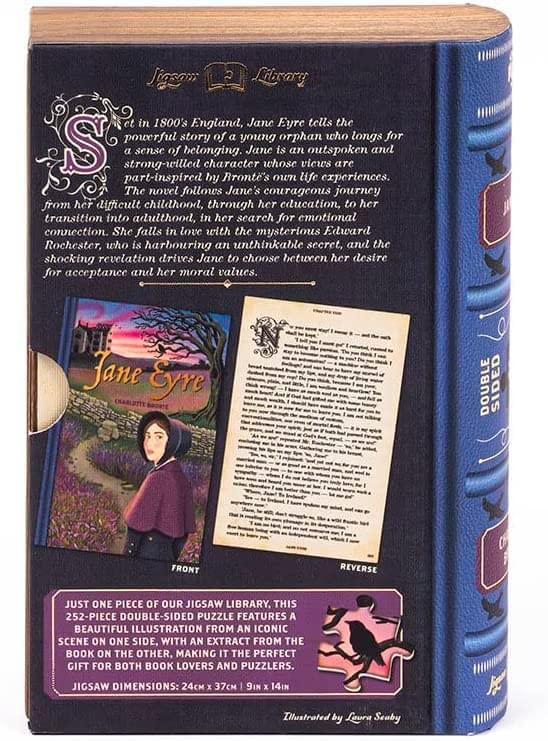 Professor Puzzle Jane Eyre 500-Piece Jigsaw Puzzle for Adults and Kids Ages 8+ - Perfect for Family Game Night, Classroom Activities & Literary Lovers