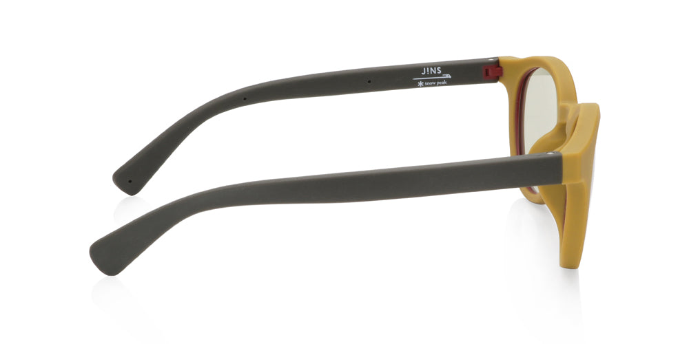 JINS x Snow Peak Kids Rubber Sunglasses 016 24 - Durable & Stylish Eyewear for Outdoor Adventures, Hiking, and Beach Activities