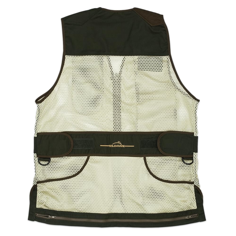 Wild Hare Heatwave Mesh Shooting Vest – Lightweight & Breathable Hunting Vest for Outdoor Sports & Tactical Training – Perfect for Hunting, Airsoft & Range Shooting