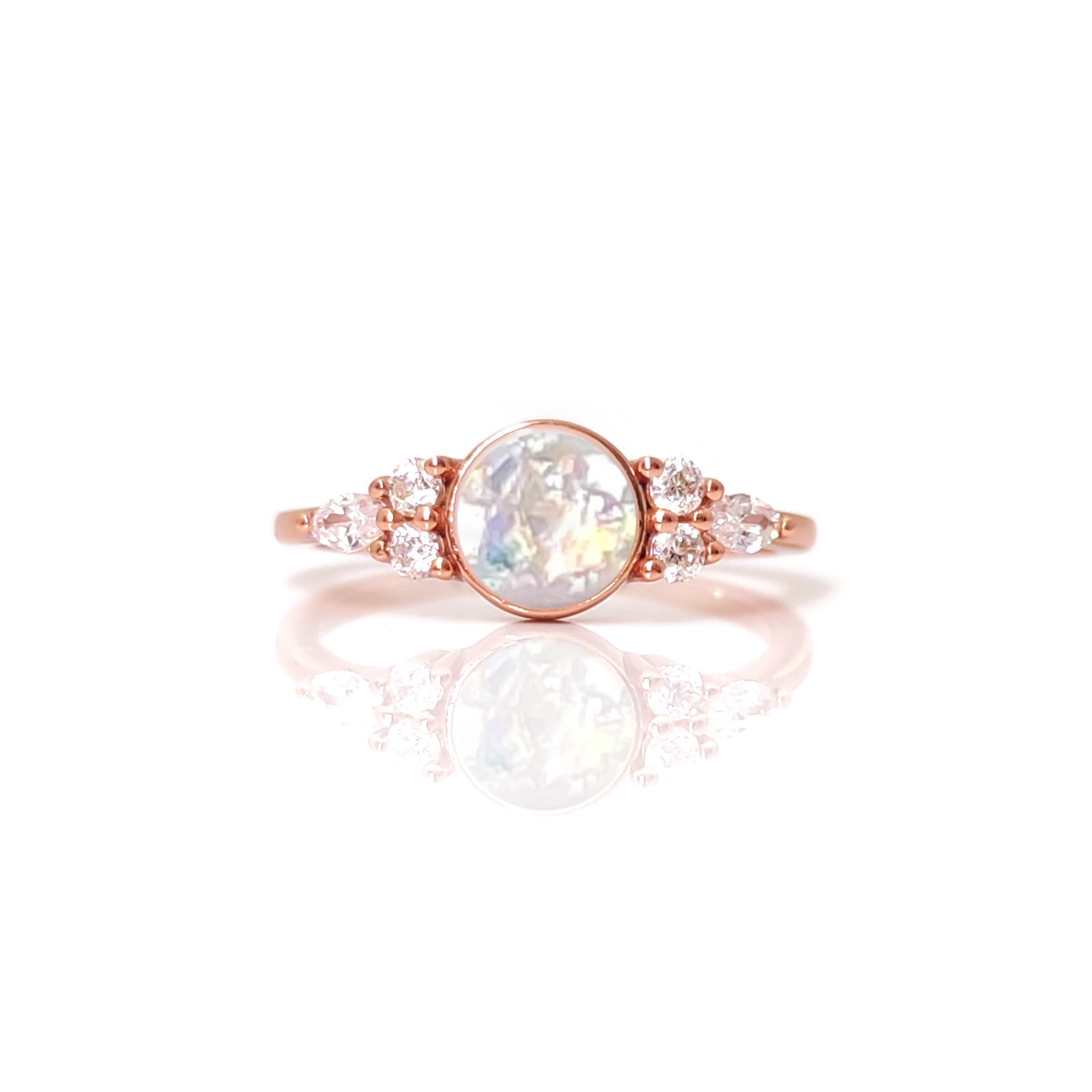 LactaGems Solid Gold Cremation Ashes Ring - Memorial Jewelry for Loved Ones - Perfect for Remembrance, Sympathy Gifts & Keepsakes