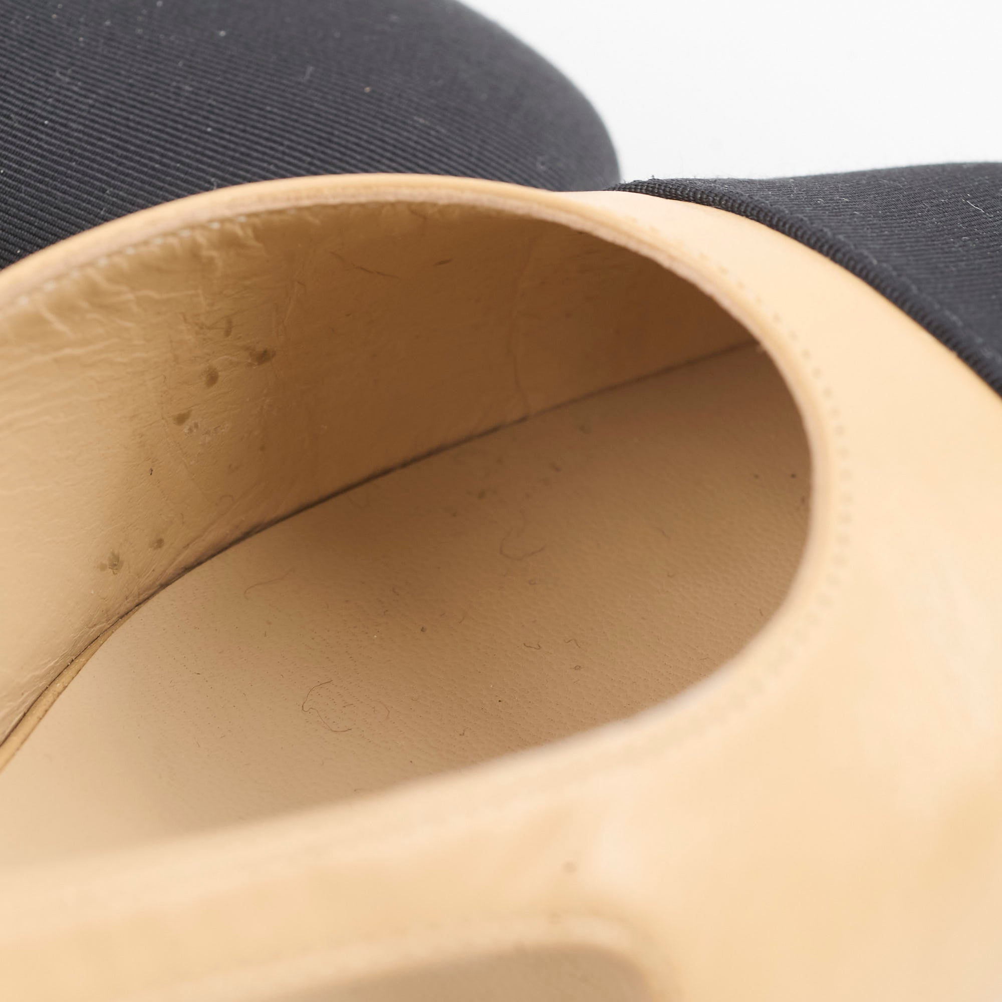 Chanel Beige Slingback Pumps Size 37.5 - Classic Heels for Women | Perfect for Office, Wedding & Evening Events
