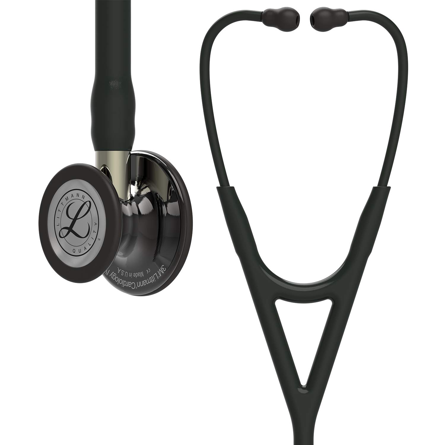 3M Littmann Cardiology IV Diagnostic Stethoscope - 6204 Model with 2X Louder Sound*, Lightweight Design**, Stainless Steel Smoke-Finish Chestpiece - 27