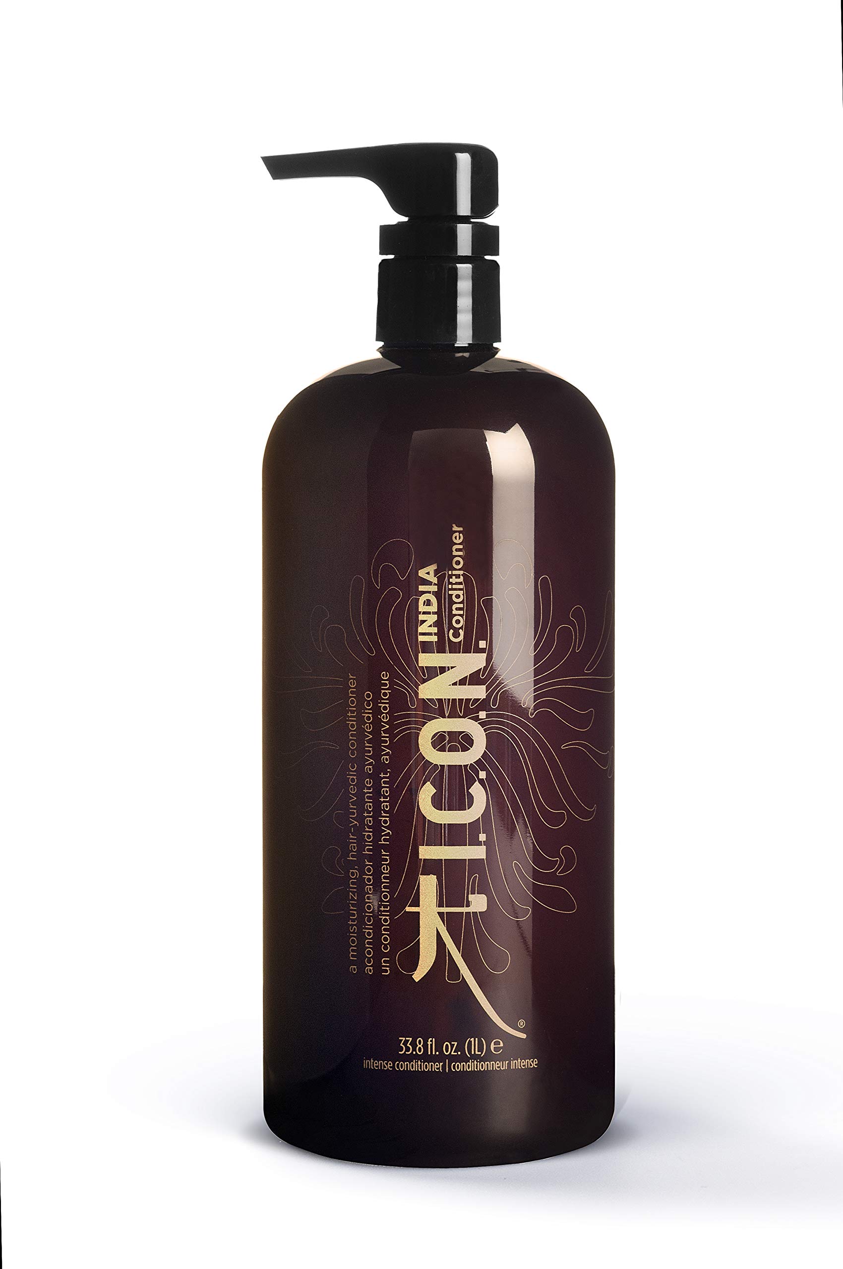 K I.C.O.N. India Conditioner - Salon Professional Nourishing & Strengthening Hair Treatment for Damaged Hair (33.8 oz) - Perfect for Dry, Frizzy & Color-Treated Hair at Home or Salon Use