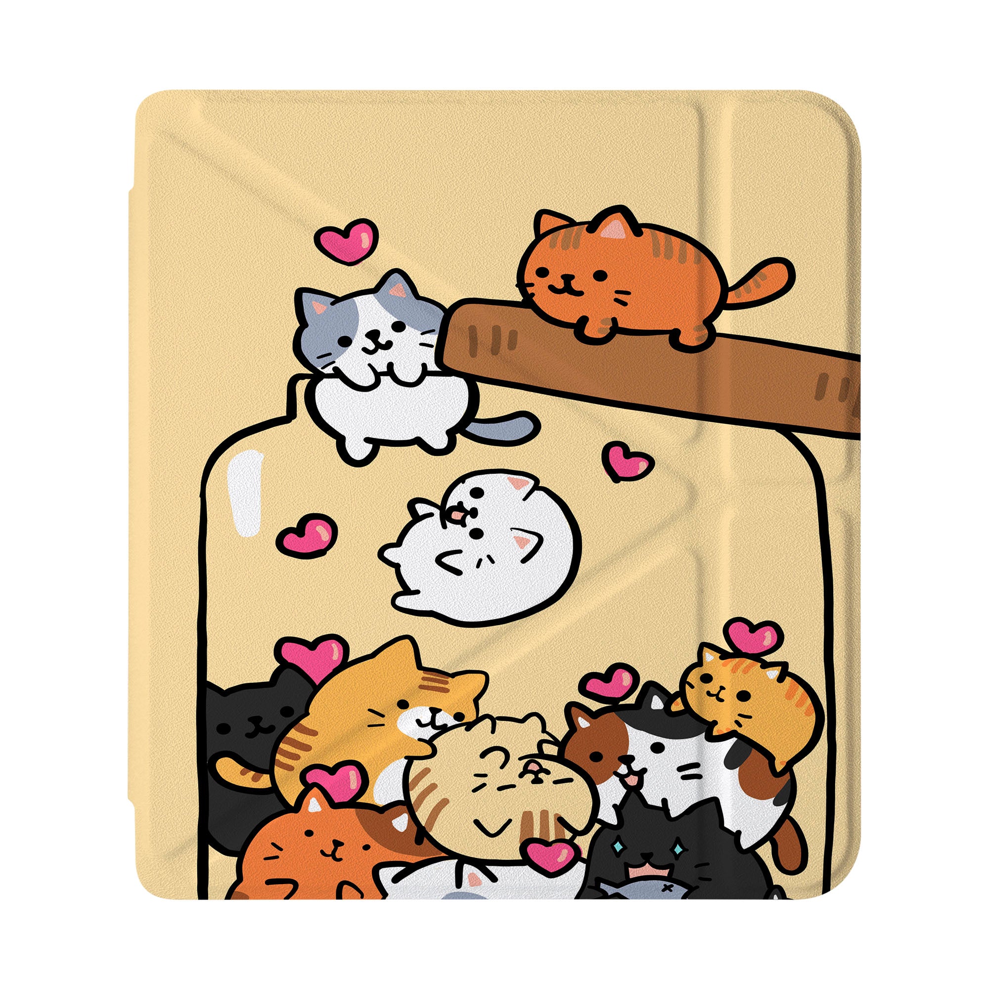 Premium KOBO E-Reader Case with Adorable Cat Design - Perfect for Reading, Travel & Daily Commute