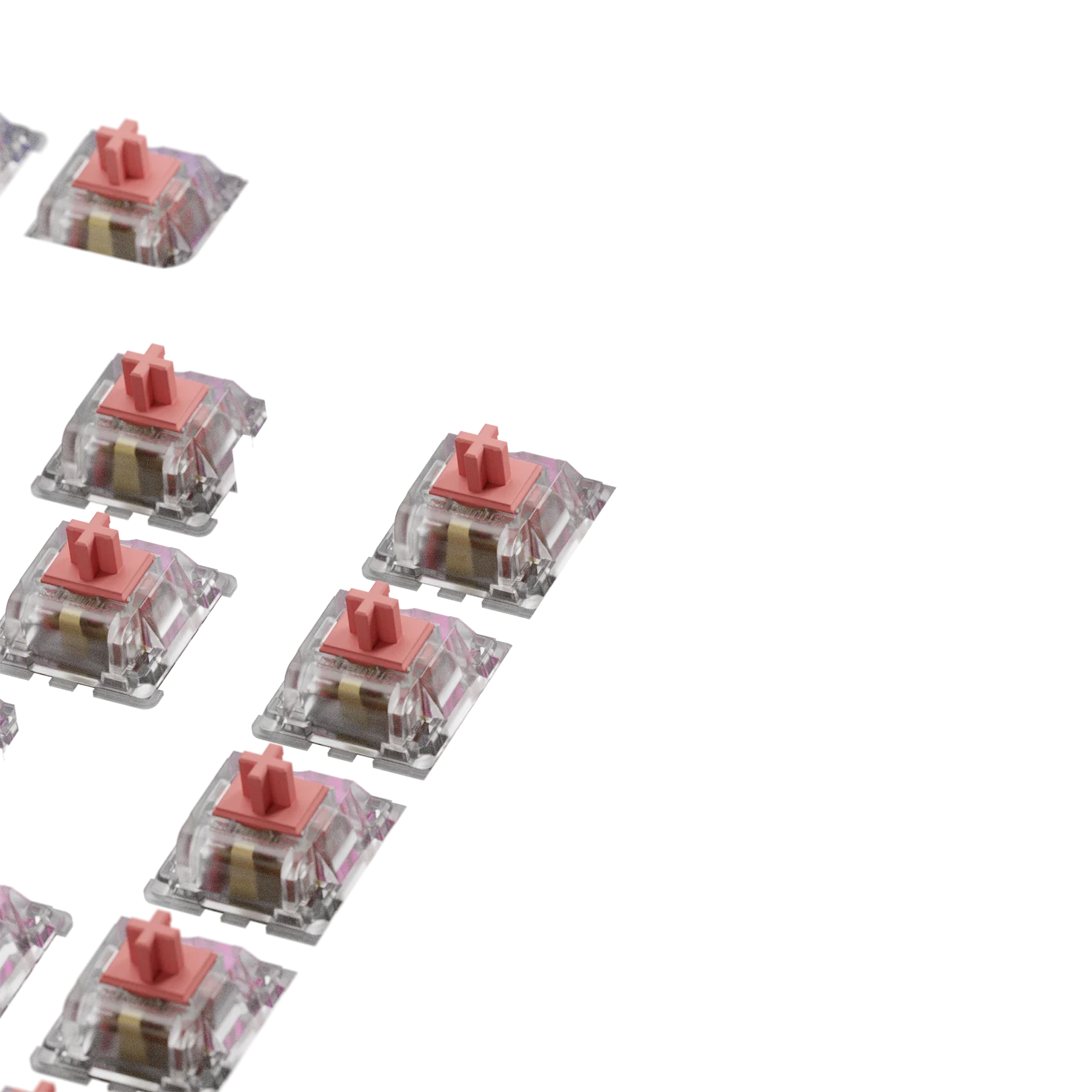Glorious Fox Ultralight MX 75 ANSI Mechanical Keyboard Switches - Smooth Linear Switches for Gaming & Typing | Perfect for Esports, Office Work & Mechanical Keyboard Enthusiasts