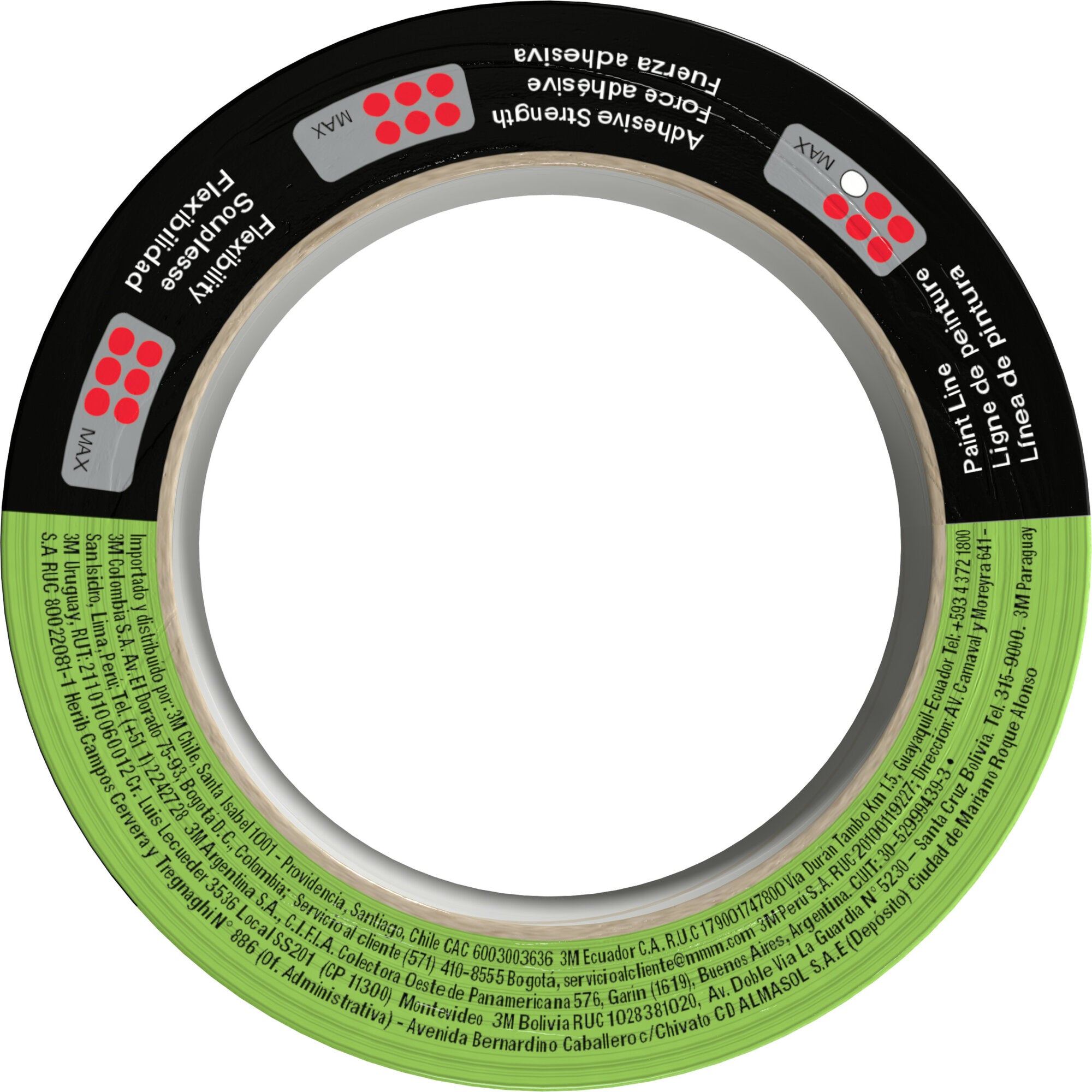 3M Automotive Performance Masking Tape 03435ESF - 48mm x 32m High-Temperature Resistant Painters Tape for Car Detailing & Auto Body Repair | Perfect for DIY Projects & Professional Use
