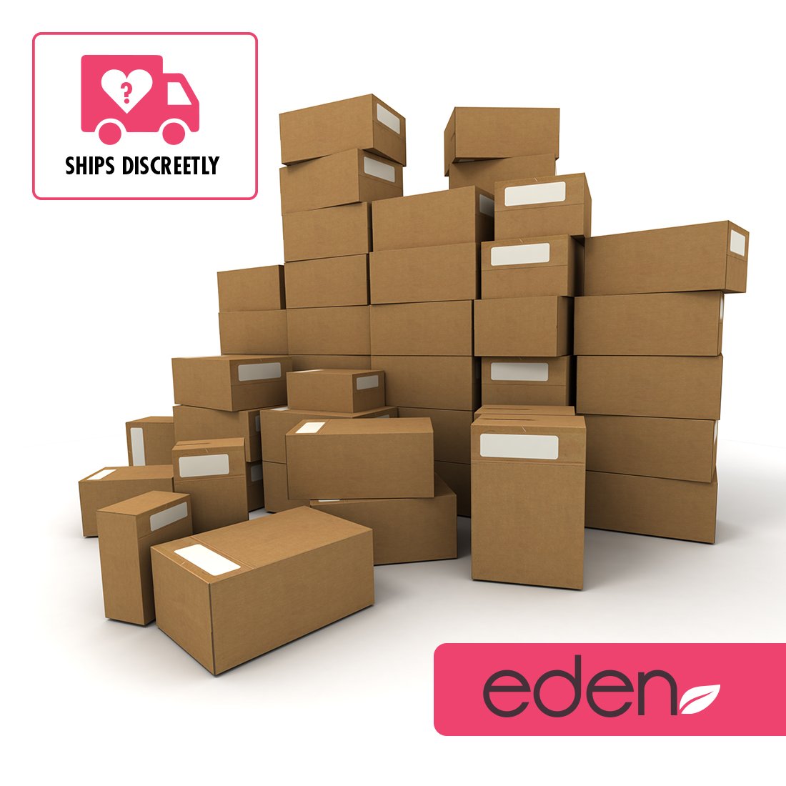 Eden XL Thick 9 Inch IPX7 Waterproof Multi-Speed Vibrating Dildo - Powerful Adult Sex Toy for Women & Men | Perfect for Solo Play, Couples Fun & LGBTQ+ Pleasure | Clear Purple Design