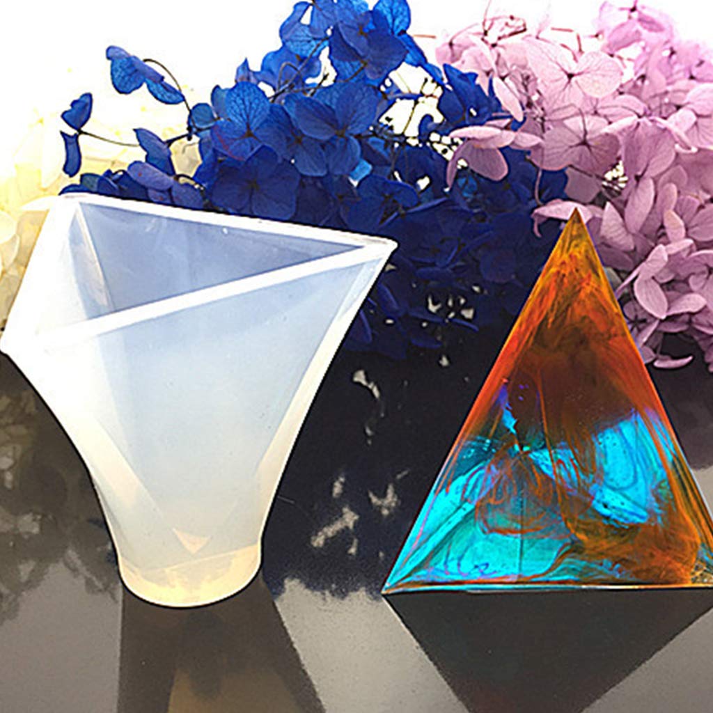 Premium 4-Pack Silicone Pyramid Molds for Resin Casting, Epoxy Jewelry, Orgone Pyramids, Candles & Soap Making - Perfect for DIY Crafts, Home Decor & Gift Making