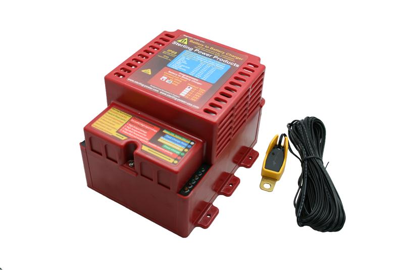 Sterling Power BBW12120 120Amp 12V to 12V Waterproof DC to DC Battery Charger - Perfect for RVs, Boats, and Off-Grid Solar Power Systems