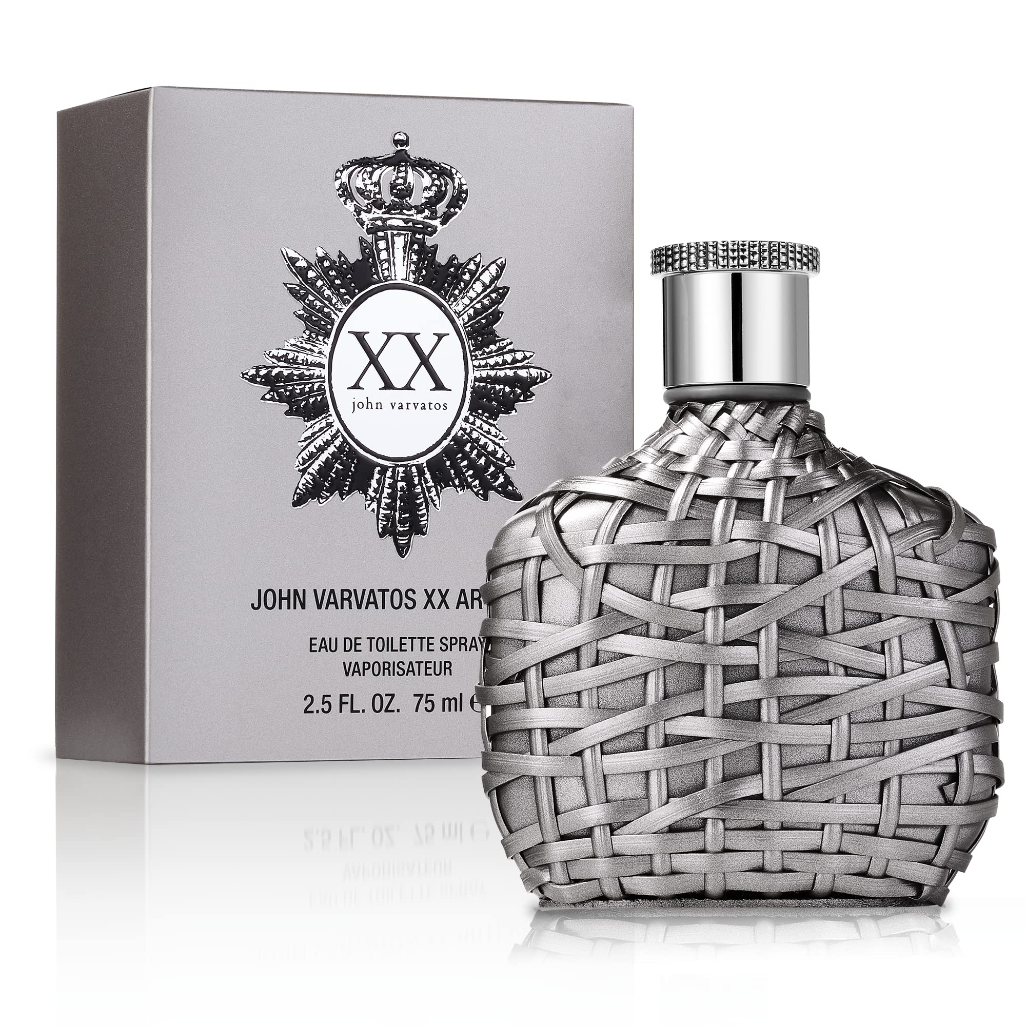 John Varvatos XX Artisan Men's Cologne - Eau de Toilette Spray for Men, Premium Fragrance with Citrus & Spicy Notes - Perfect for Date Night, Office Wear & Special Occasions