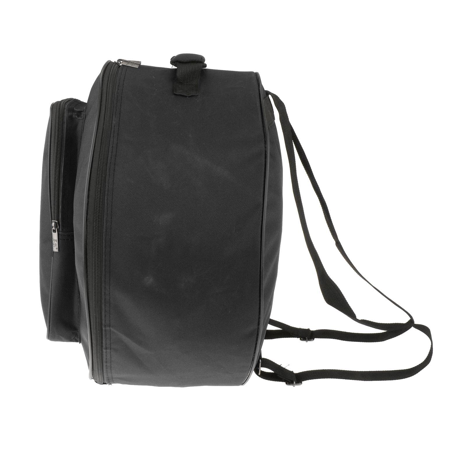 15 Inch Snare Drum Backpack Case with Shoulder Strap & Exterior Pockets - Lightweight Protective Gear for Drummers, Band Practice & Music Performances