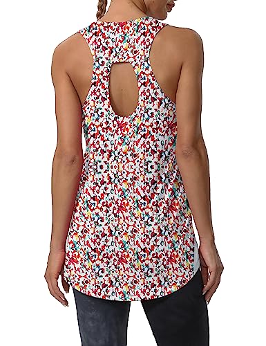 Backless-white Floral