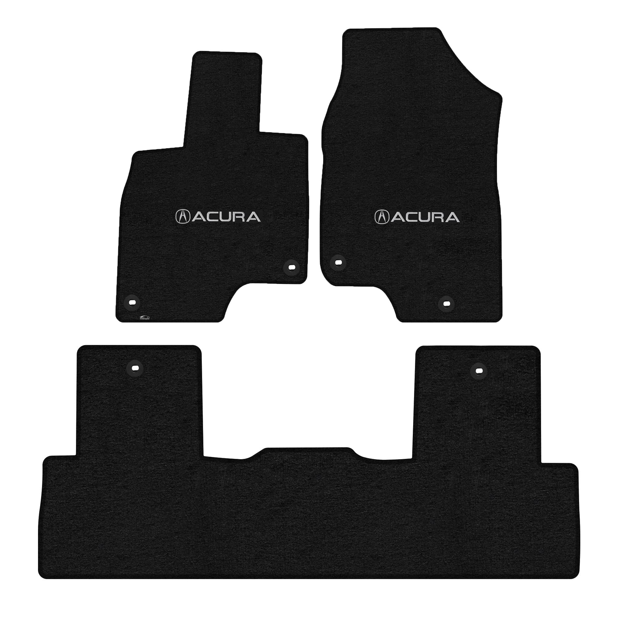 Premium Custom-Fit Carpeted Floor Mats for Acura RDX 2019-2023 - Luxury Car Floor Liners Set (Front & Rear) - All-Weather Protection & Enhanced Interior Style - Perfect for Daily Commutes, Road Trips & Family Travel
