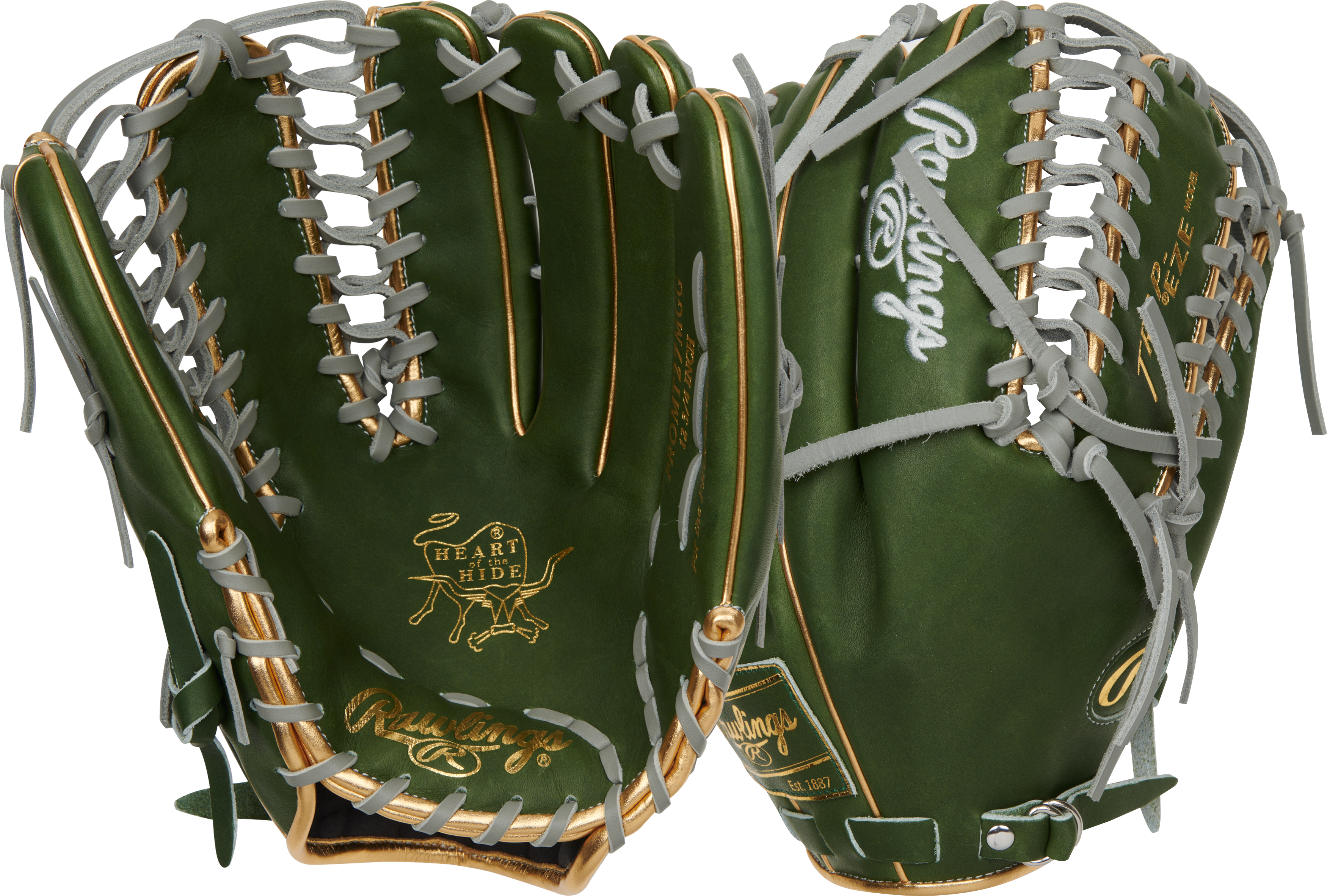 Rawlings Gold Glove Club September 2024 Heart of the Hide 12.75'' Baseball Glove (PROMT27MGG) - Premium Leather Mitt for Infield & Outfield Players