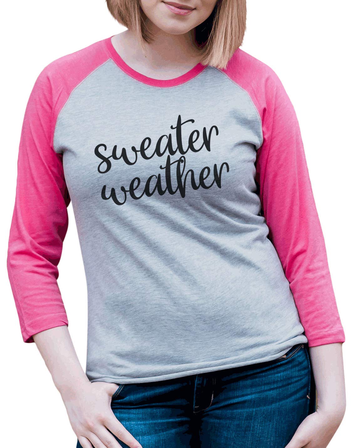 7 ate 9 Apparel Women's Sweater Weather Shirt - Cozy Knit Pullover for Fall & Winter Fashion | Perfect for Office, Casual Outfits and Holiday Gatherings