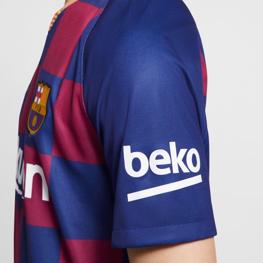 Nike FC Barcelona 2019/20 Stadium Home Soccer Jersey - Authentic Football Shirt for Men, Women & Kids - Perfect for Matches, Training & Fan Support