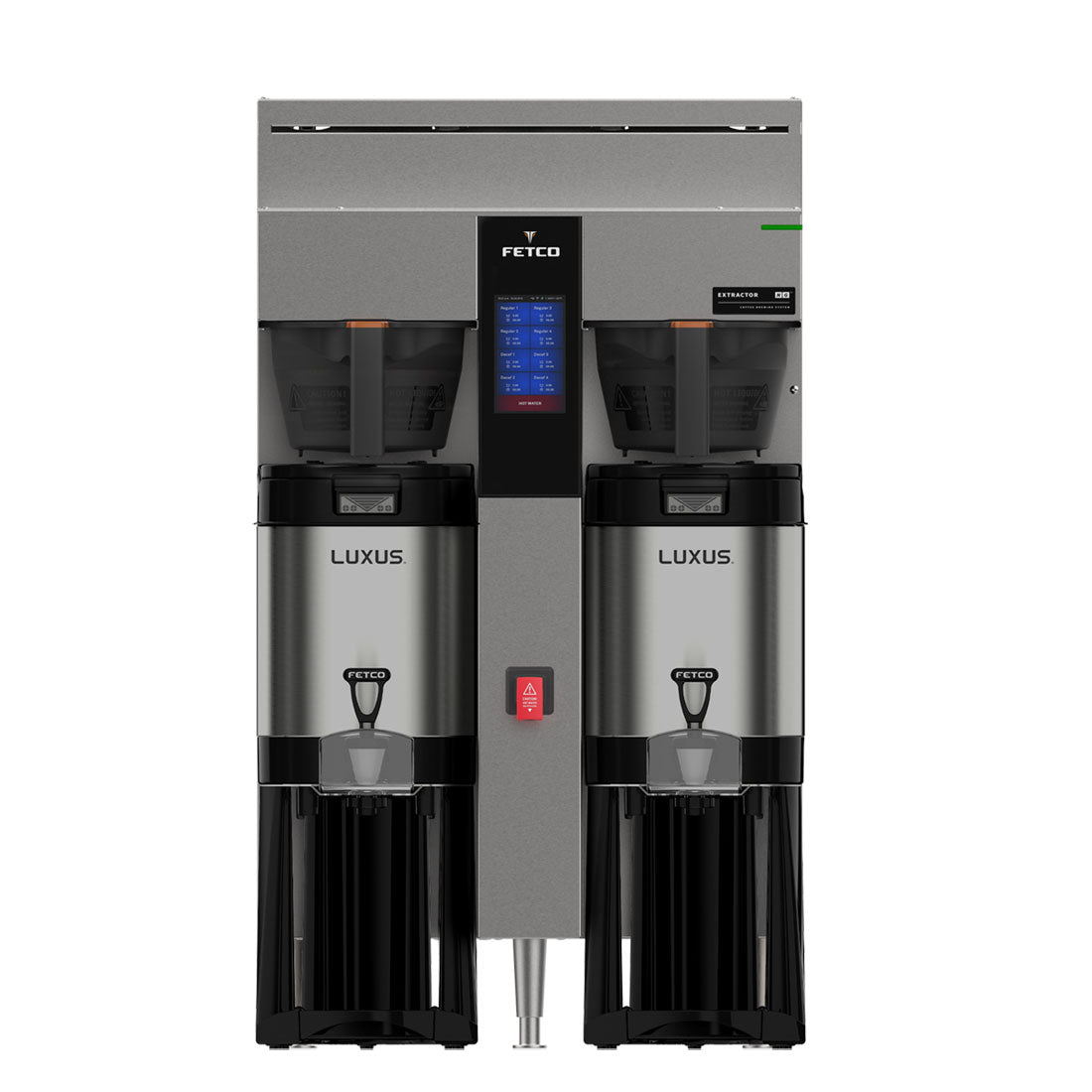 Fetco CBS 2242 NG Series Twin Station Airpot Coffee Brewer 208-240V - Commercial Coffee Machine for Offices, Cafes & Restaurants