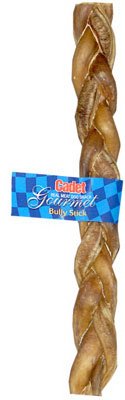 Premium 12-Inch Braided Rawhide Bully Sticks for Dogs - 25 Pack | All-Natural Gourmet Dog Treats | Long-Lasting Chew for Aggressive Chewers | Perfect for Training, Teething & Dental Health