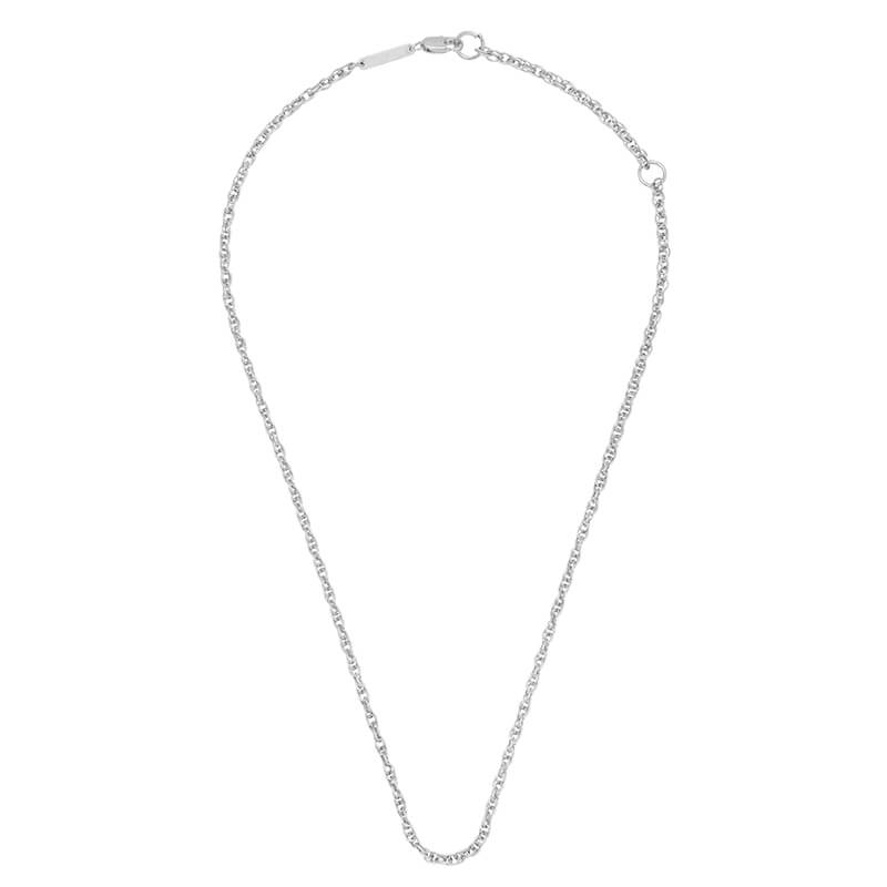 Twisted Rope Chain Necklace for Women - 14K Gold Plated Stainless Steel Chunky Cuban Link Chain - Perfect for Layering, Gift Giving & Everyday Wear