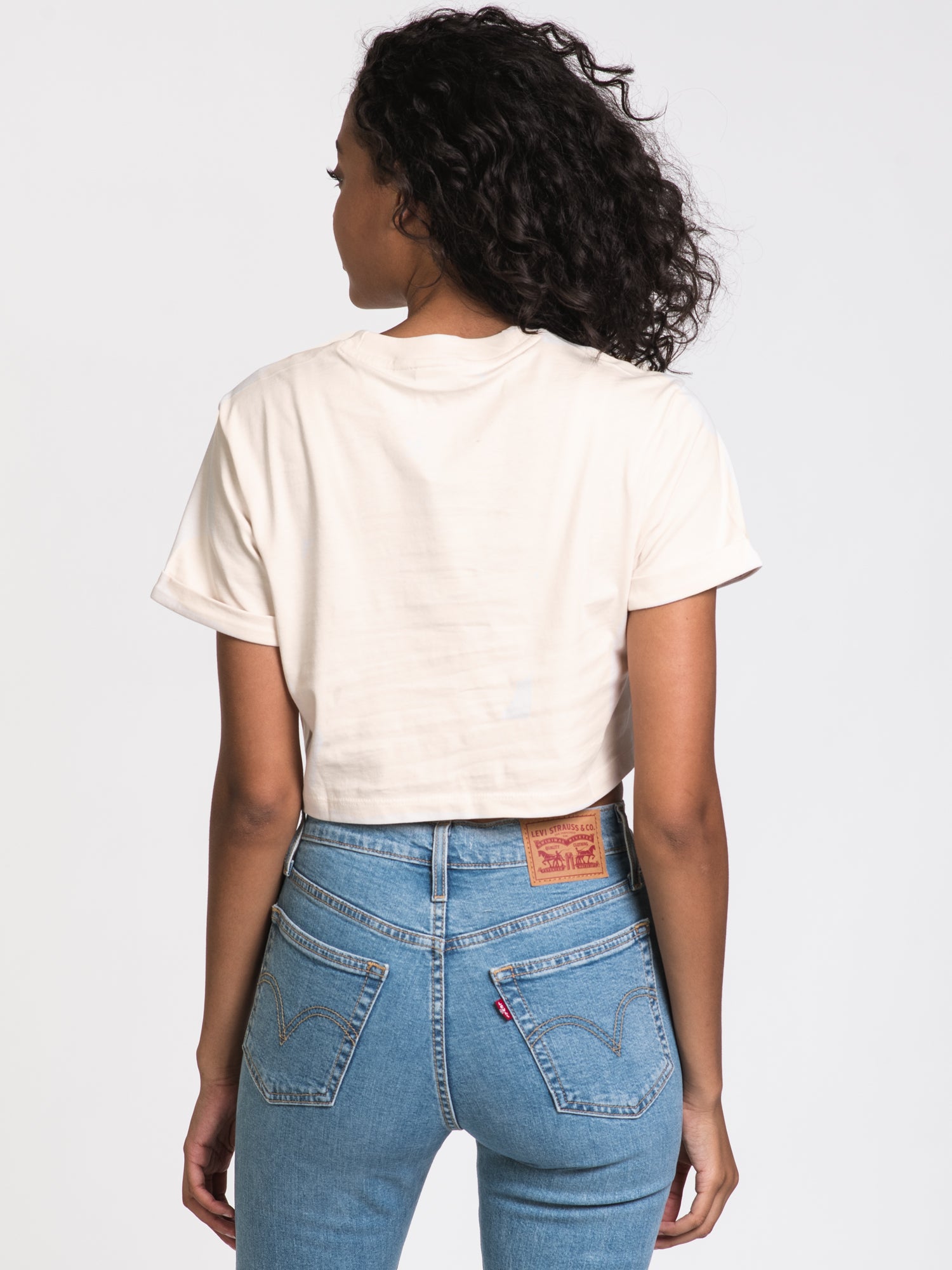 Adidas Cropped Logo Tee - Women's Short Sleeve Casual T-Shirt for Gym, Running & Streetwear | Clearance Sale