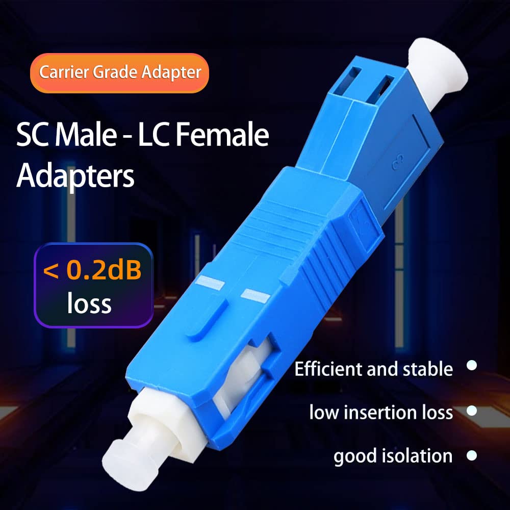 SC Female to LC Fiber Coupler Adapter for Fiber Tester & VFL