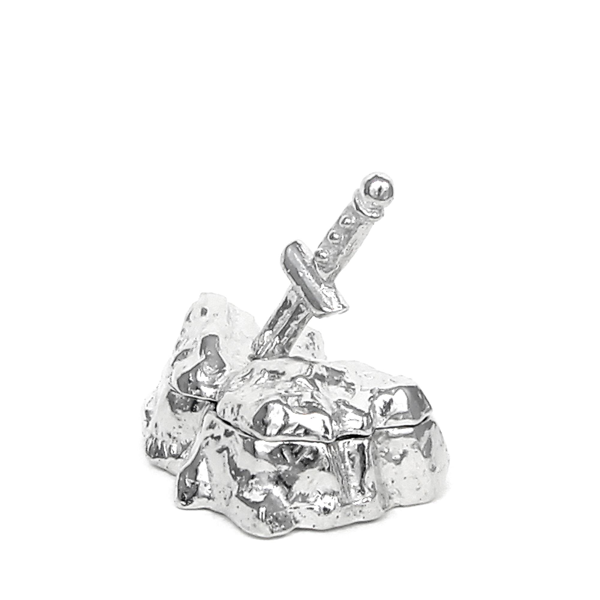 King Arthur Tooth Fairy Treasure Box - Handcrafted Pewter Ring Keepsake Box - Made in USA - Amazon Prime - Perfect for Tooth Fairy Gifts & Kids' First Lost Tooth Celebration