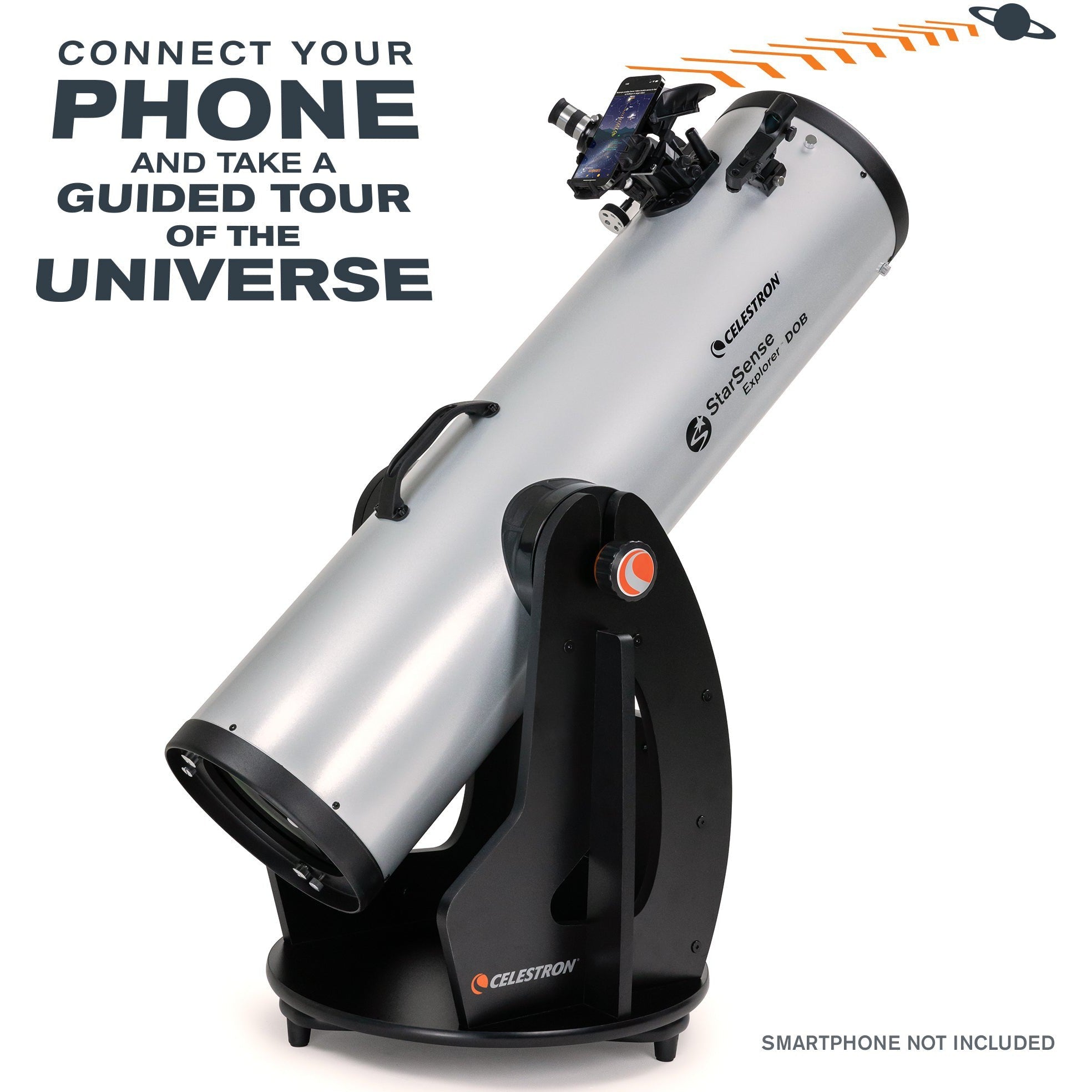 StarSense Explorer 10 Smartphone App Enabled Dobsonian Telescope for Astronomy Beginners - Stargazing, Moon Observation & Celestial Viewing