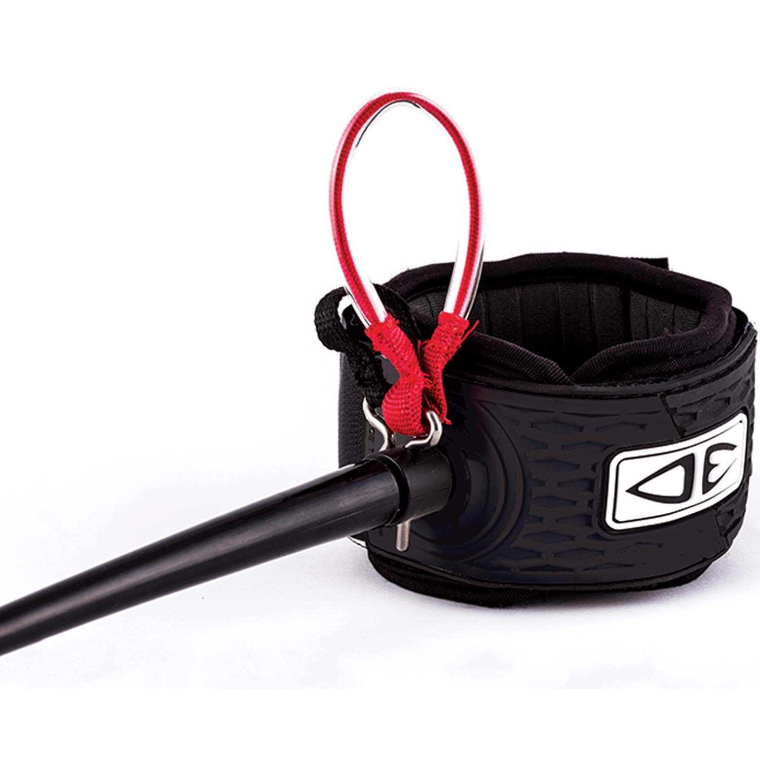 Ocean & Earth One XT Big Wave Surfboard Leash with Pin Release System - 6ft Black - Perfect for High-Performance Surfing and Big Wave Riding