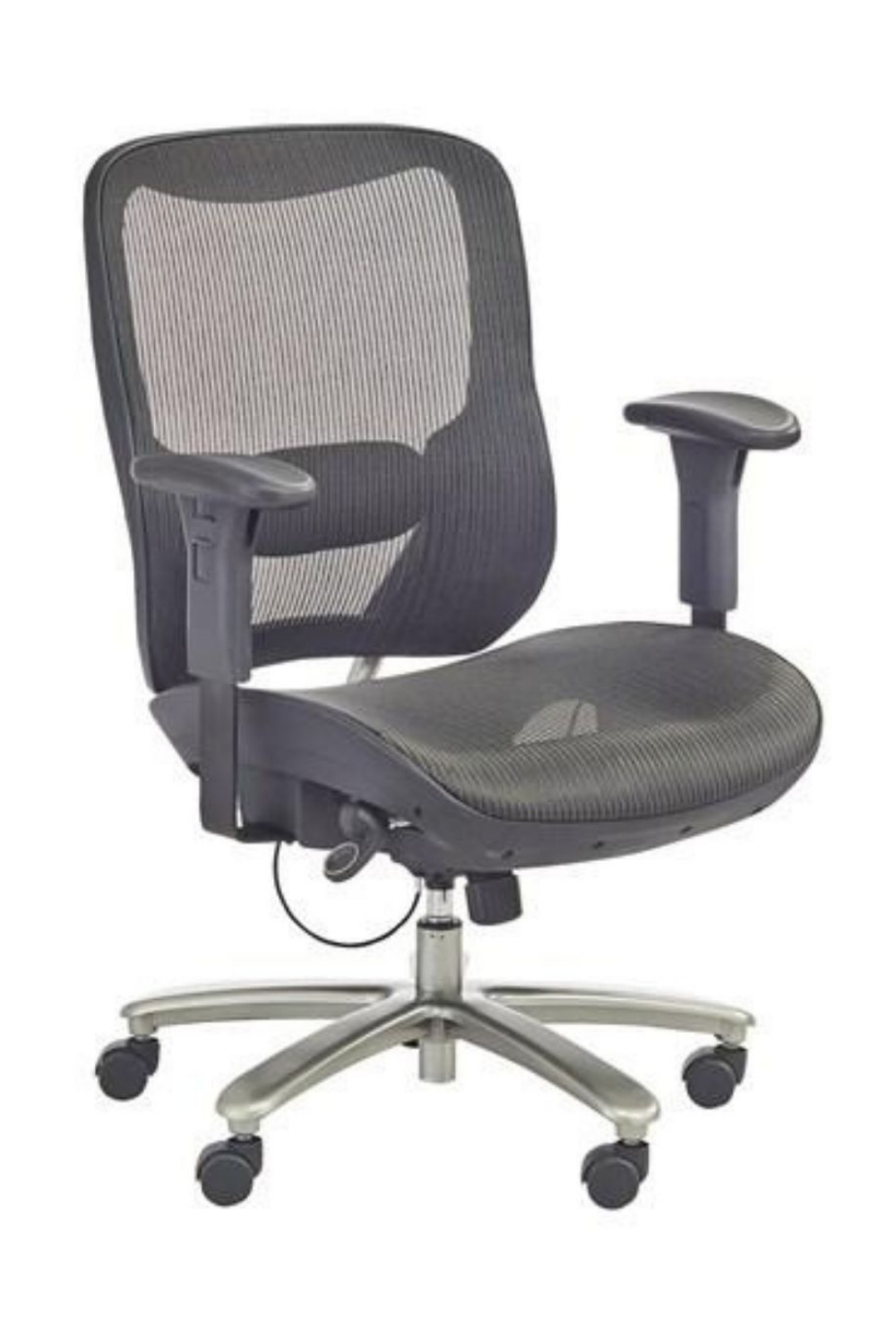 SAFCO Lineage Big & Tall All Mesh Task Chair - Heavy Duty 400 lb Weight Capacity - Ergonomic Office Chair for Large & Tall Users - Perfect for Home Office, Executive Desks & Commercial Workspaces