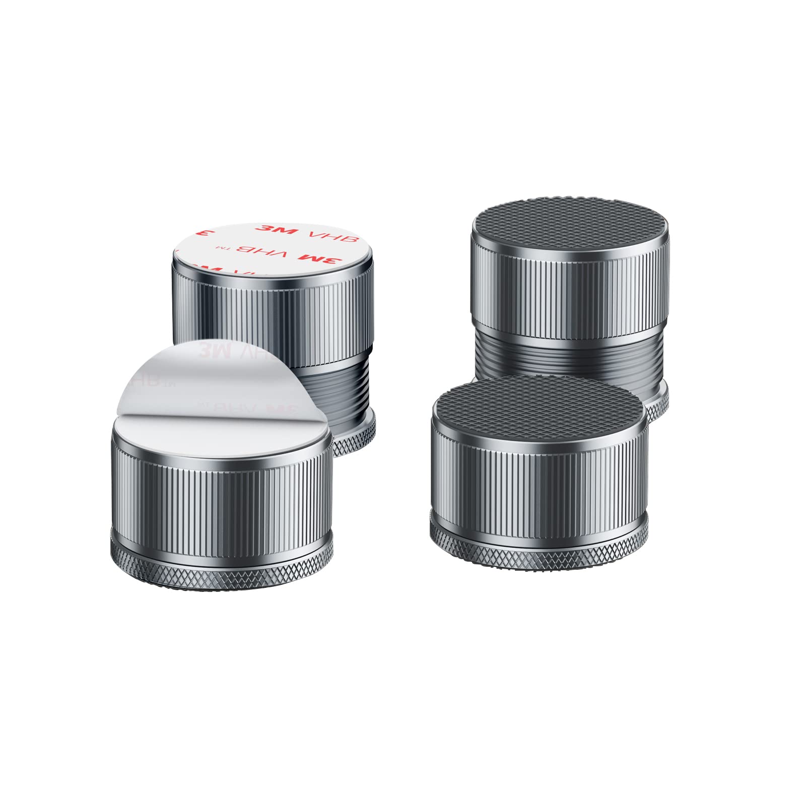 Nediea 1.5 Inch Heavy Duty Metal Bed Risers - Adjustable Furniture Lifters (0.9