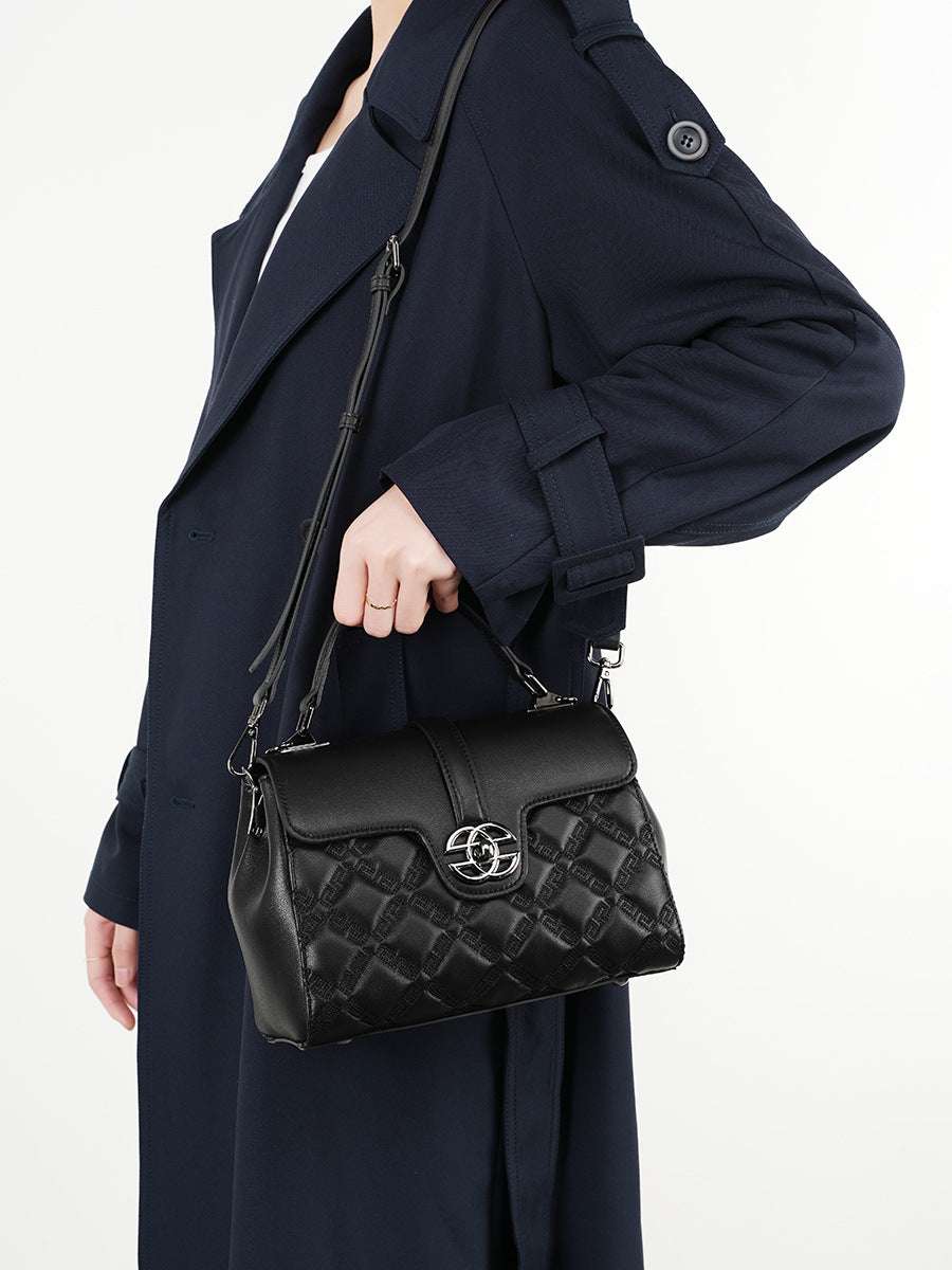 Soft Quilted Leather Purse for Women - Stylish Crossbody Handbag with Adjustable Strap - Perfect for Work, Travel & Everyday Use