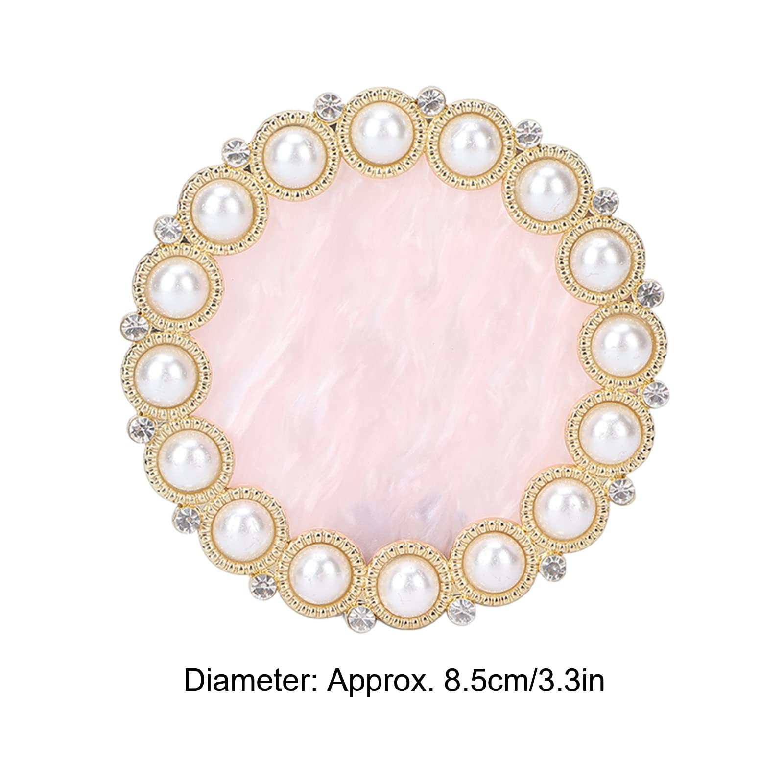 Resin Nail Art Display Plate - Golden Foundation Nail Holder for Nail Salon & Home Use | Perfect for Nail Art Practice, Salon Displays & DIY Manicures