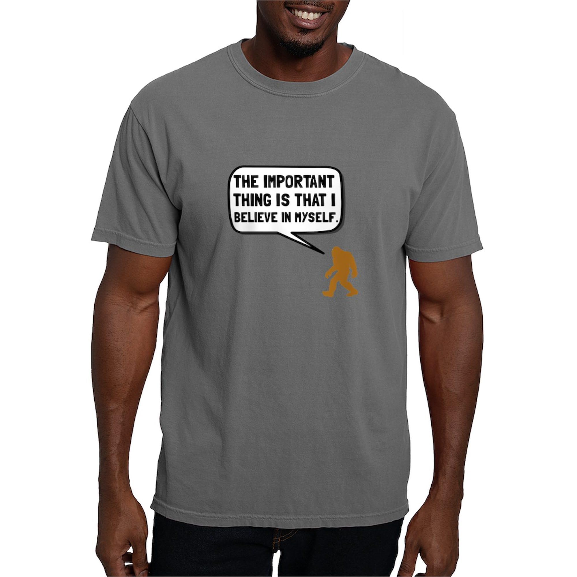 Bigfoot Believe in Myself T-Shirt for Men | Comfort Colors Casual Tee | Perfect for Outdoor Adventures & Gift Giving