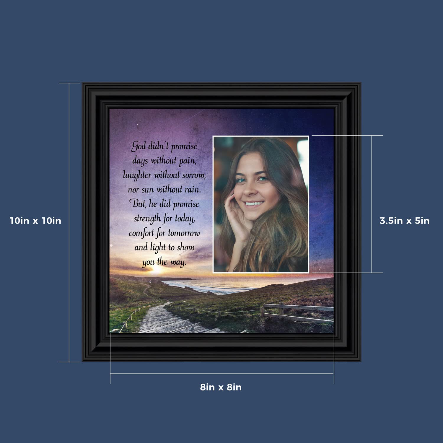 God's Promise Christian Wall Decor - Biblical Posters for Home & Church