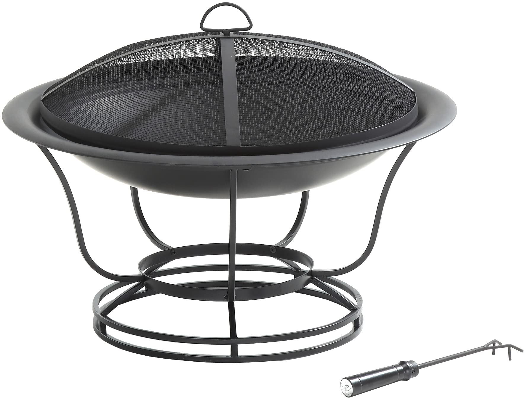 Crosley Buckner Wood Burning Outdoor Fire Pit - Portable Camping Fire Pit for Backyard, Bonfire, Picnic & Patio - Perfect for Outdoor Gatherings & Relaxation