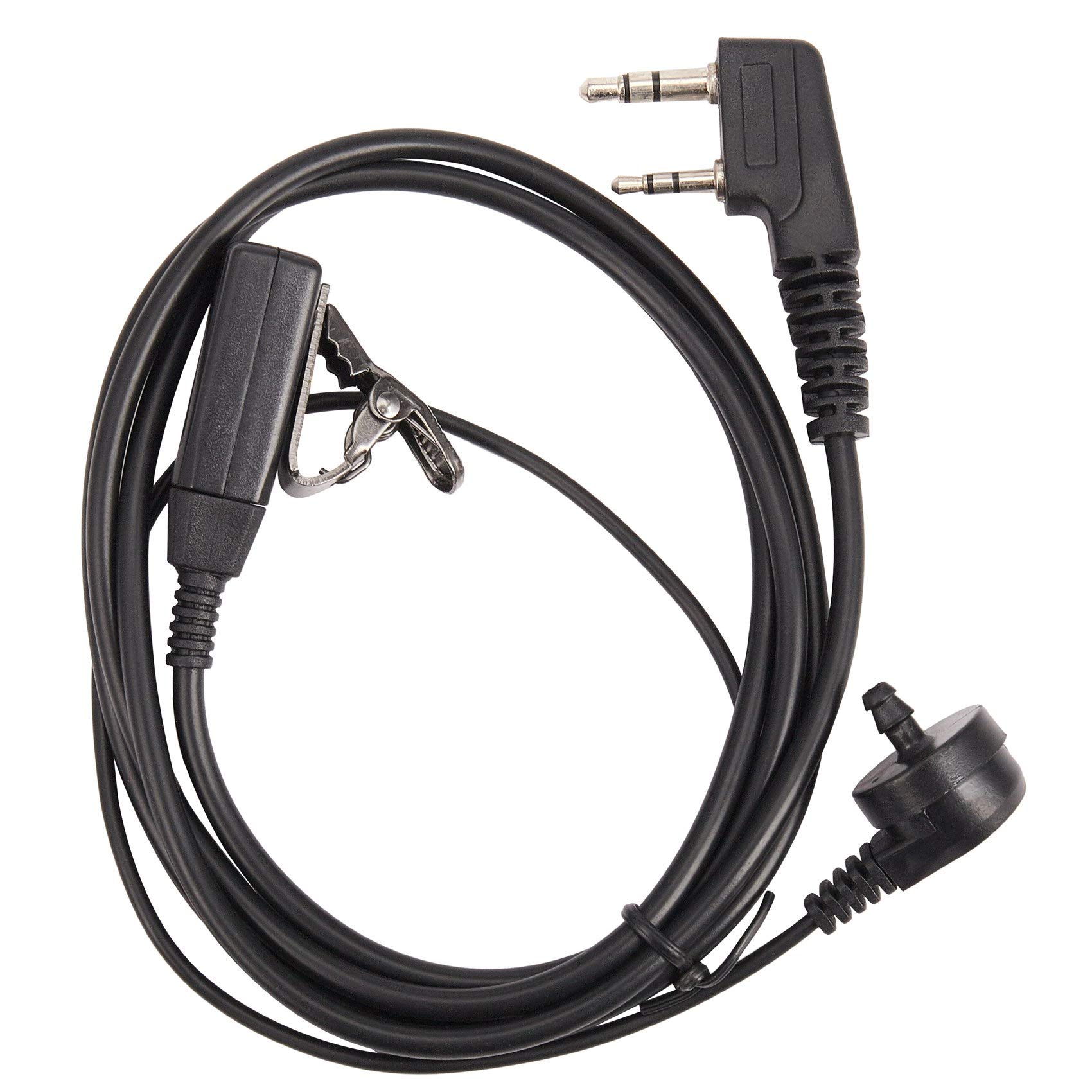 ESmoda 10PCS Air Acoustic Tube Headset Earpiece Accessories for Radio Walkie Talkie (Compatible with 888S, -5R, -82 Models) - Clear Communication for Security, Construction & Outdoor Activities