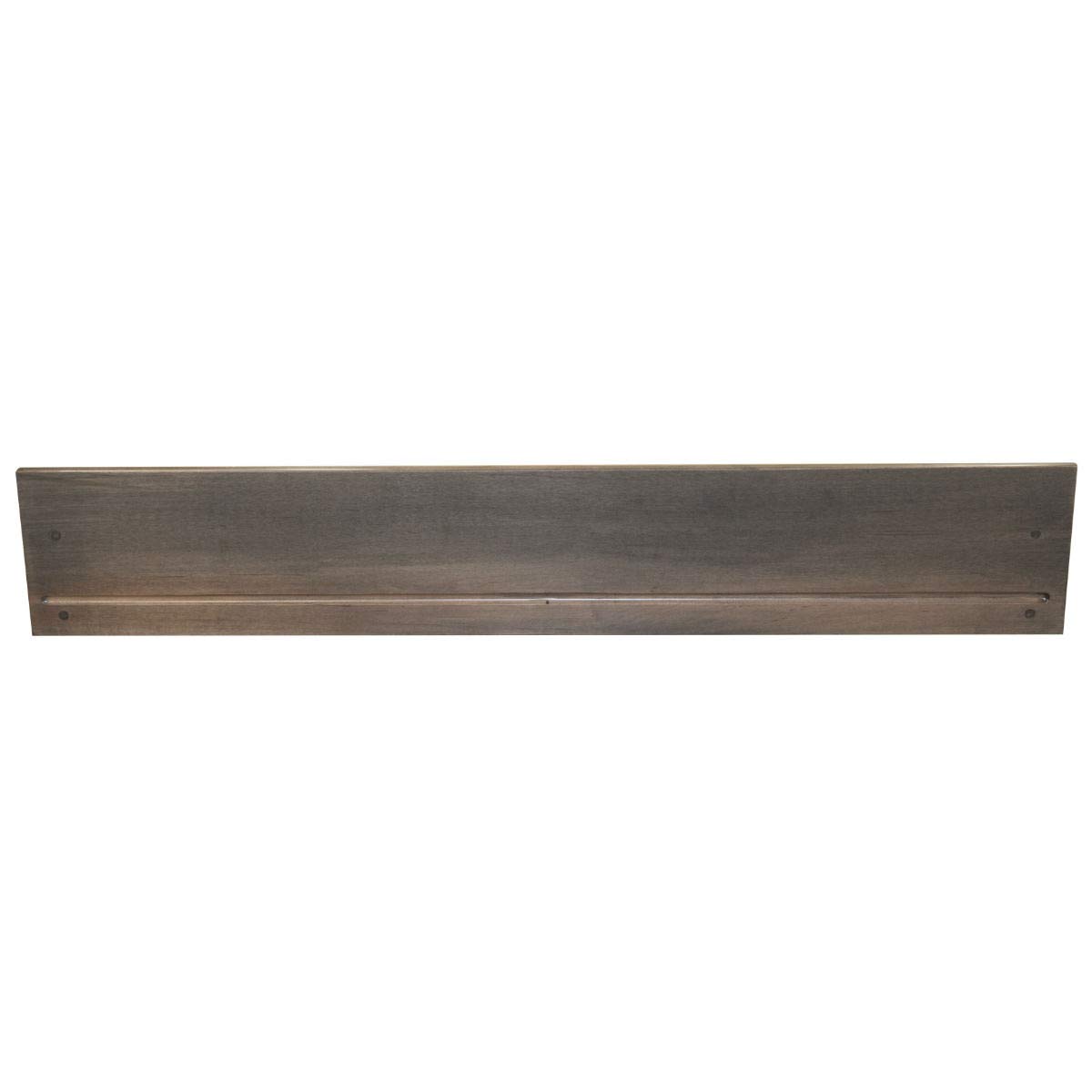Amish Made Rustic Quilt Rack Wall Hanger - Brown Maple Wood Display Shelf for Twin to King Size Blankets (36