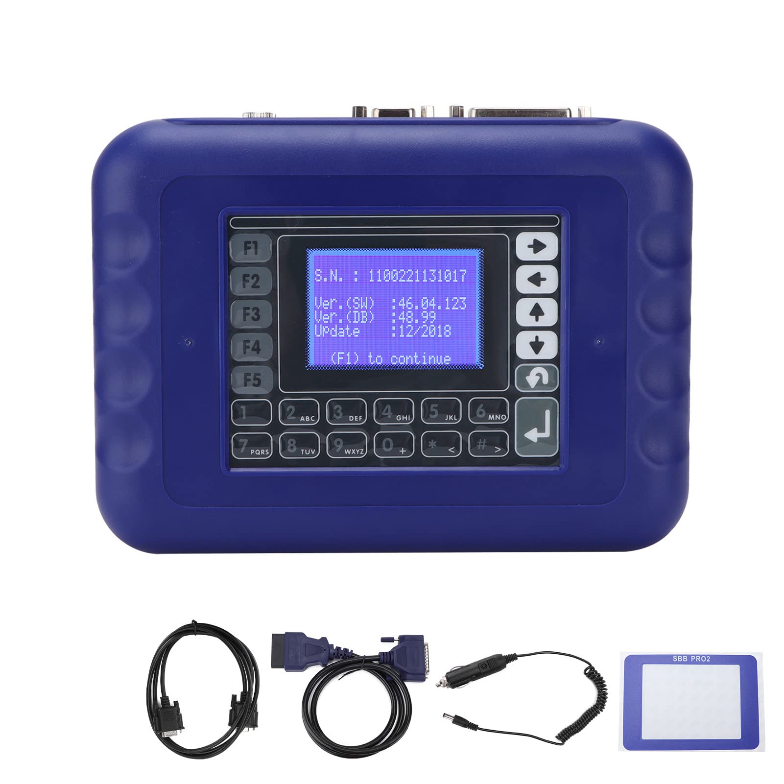 Akozon V48.99 Car Key Programmer & Auto Diagnostic Tool - OBD2 Scanner for Key Programming, ECU Coding, Vehicle Diagnostics (Black) | Compatible with Most Cars, Trucks & SUVs | Perfect for Locksmiths, Mechanics & Car Enthusiasts