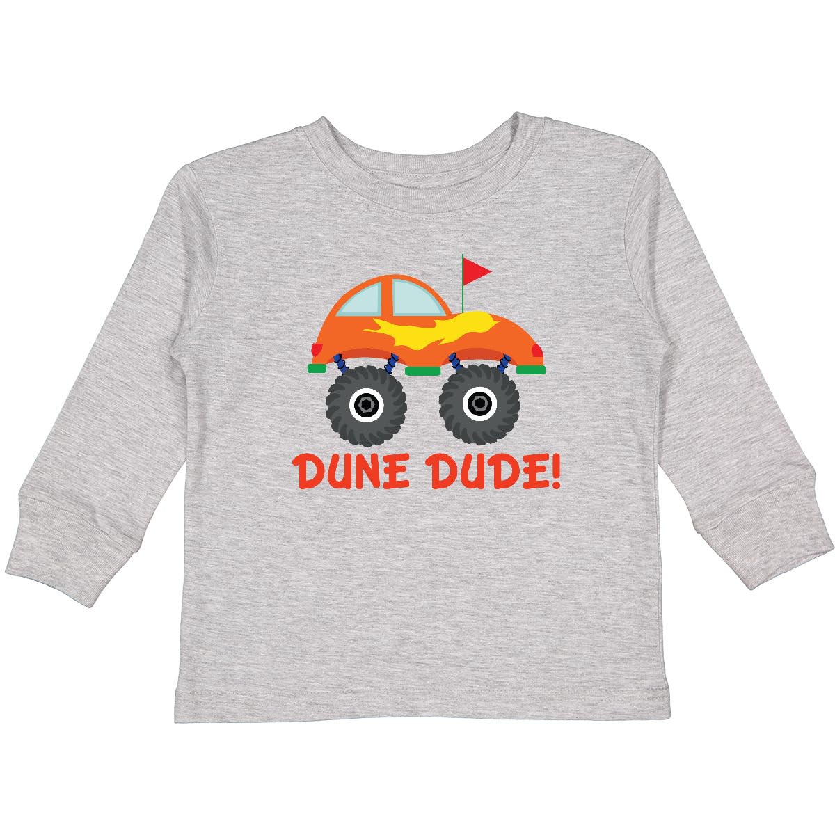 Inktastic Dune Buggy Car Graphic Long Sleeve T-Shirt for Kids & Toddlers - Comfortable Cotton Playwear for Outdoor Adventures & Casual Wear